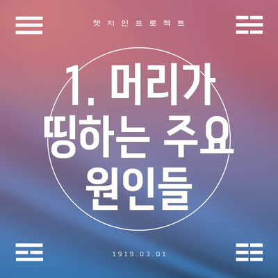 1. 머리가 띵하는 주요 원인들