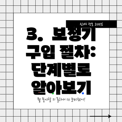 3.  보청기 구입 절차:  단계별로 알아보기