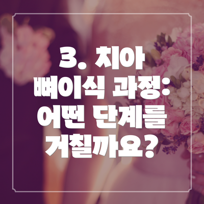 3. 치아 뼈이식 과정: 어떤 단계를 거칠까요?