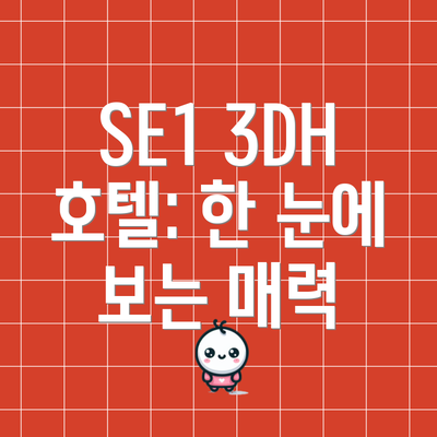 SE1 3DH 호텔: 한 눈에 보는 매력