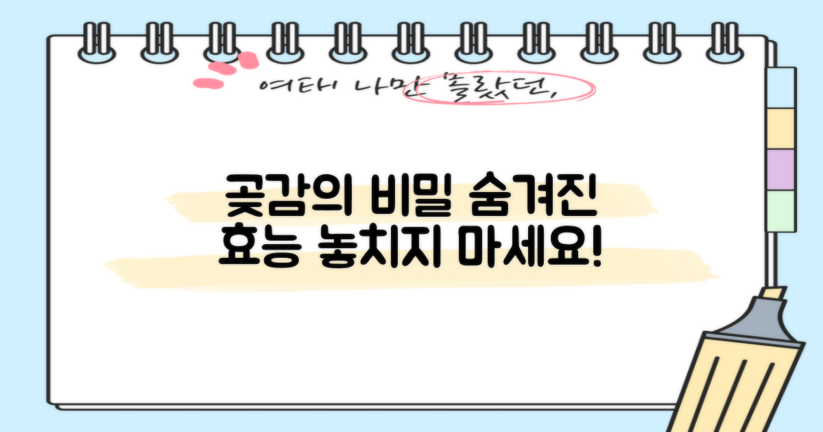 곶감의 숨겨진 효능, 무엇일까?