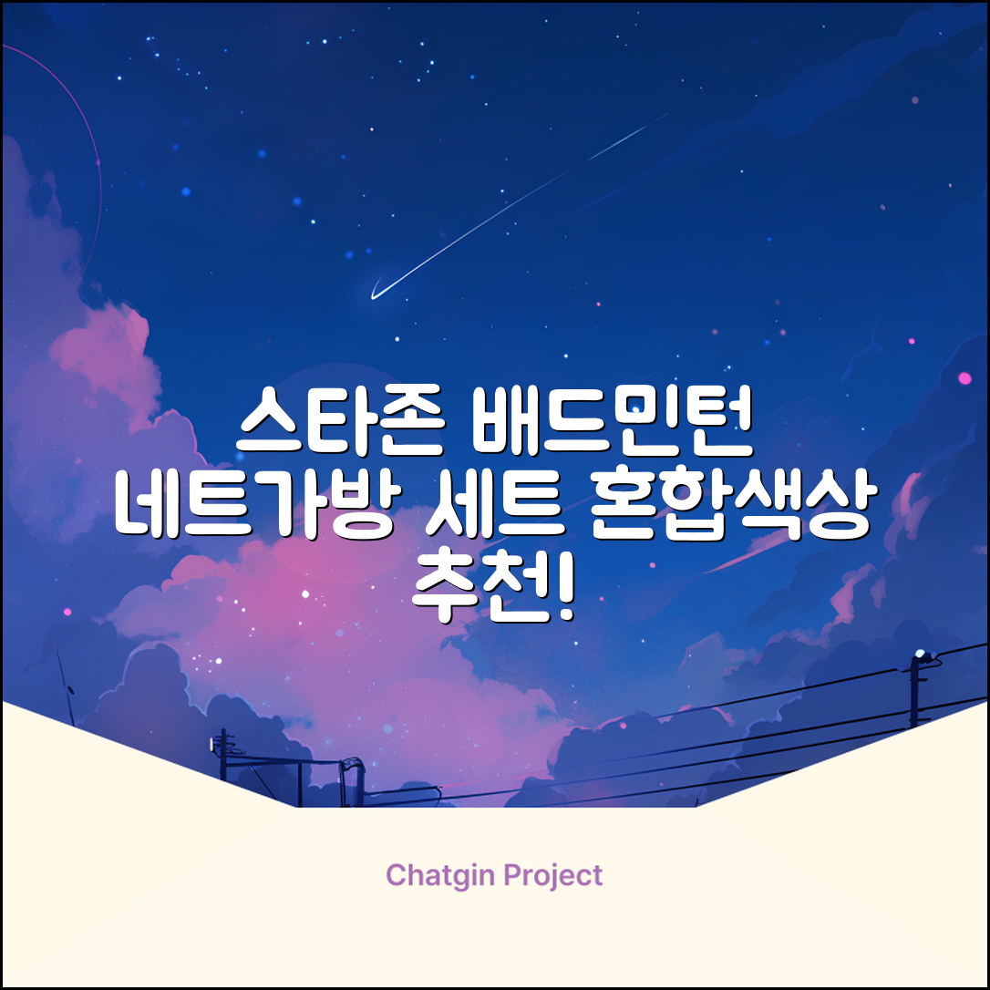 스타존 배드민턴 그물 네트 + 가방, 혼합색상, 1세트 추천 리뷰