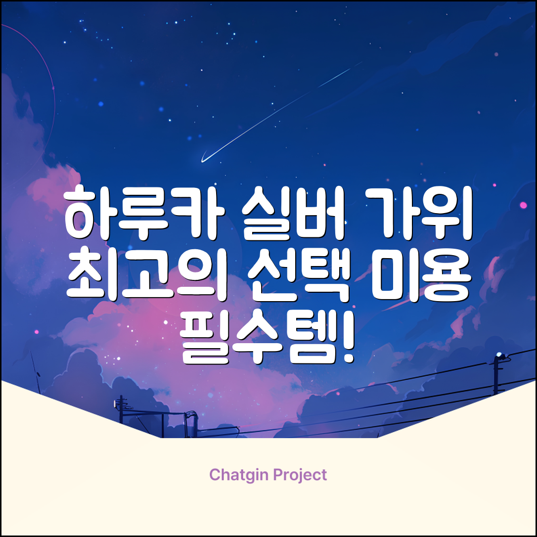 하루카 미용가위 세트, 실버, 1개 추천 리뷰