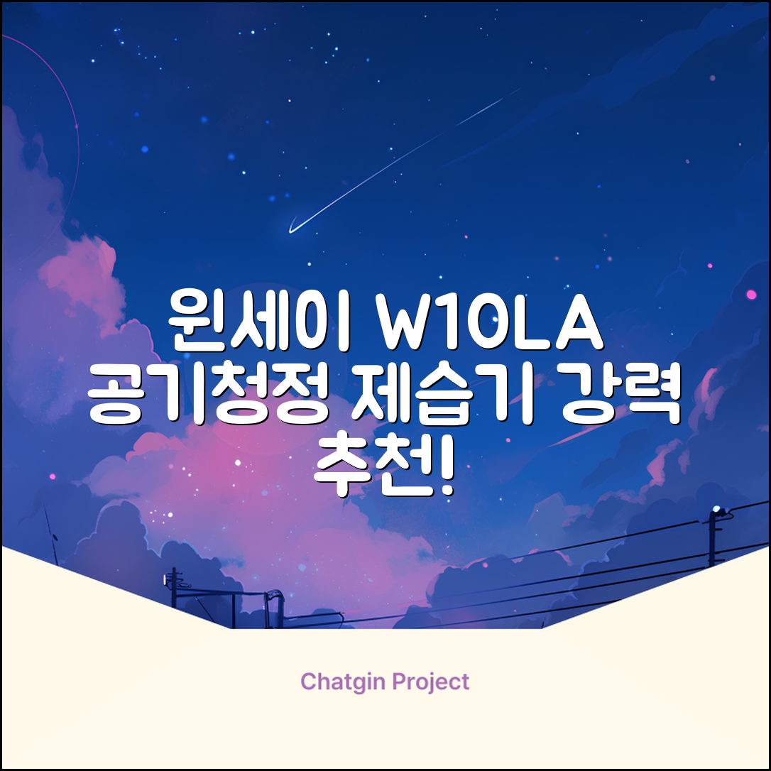 윈세이 인버터 방하나 공기청정 제습기 10L W10LA 추천 리뷰
