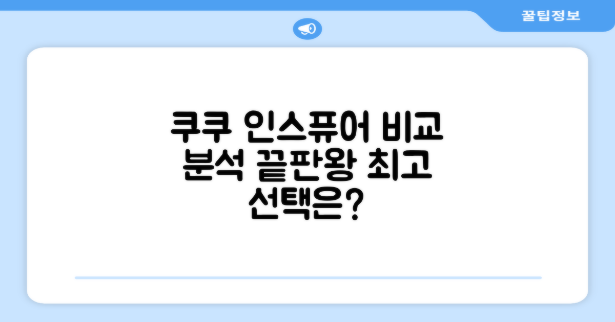 쿠쿠 인스퓨어, 비교 분석