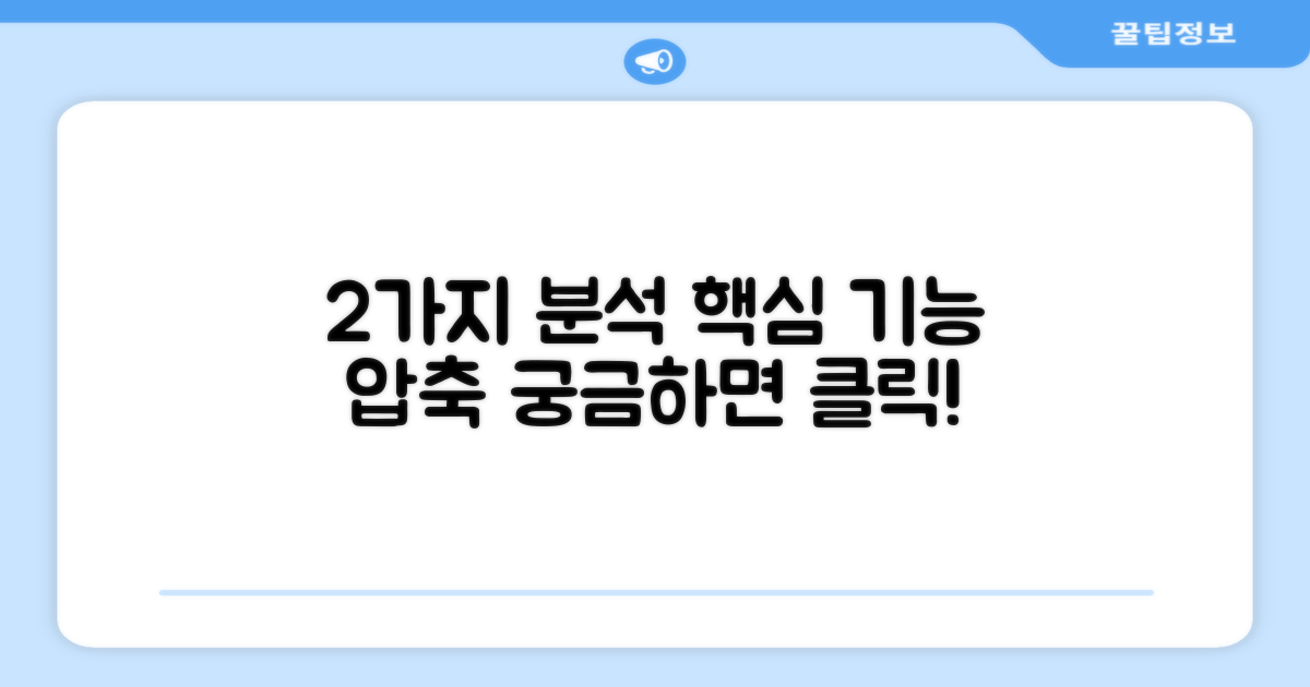 2가지 기능성 분석