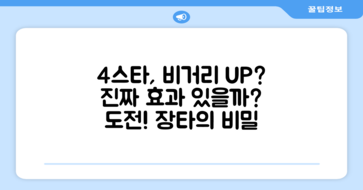 4스타, 비거리 향상 가능할까?