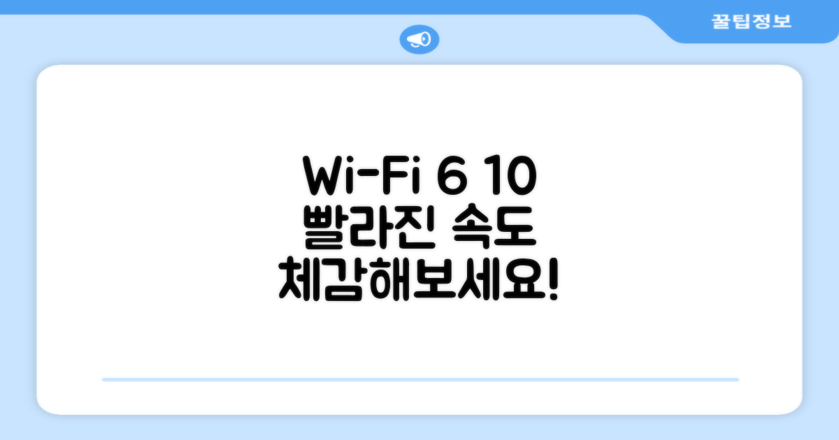 Wi-Fi 6, 10% 빨라진 속도