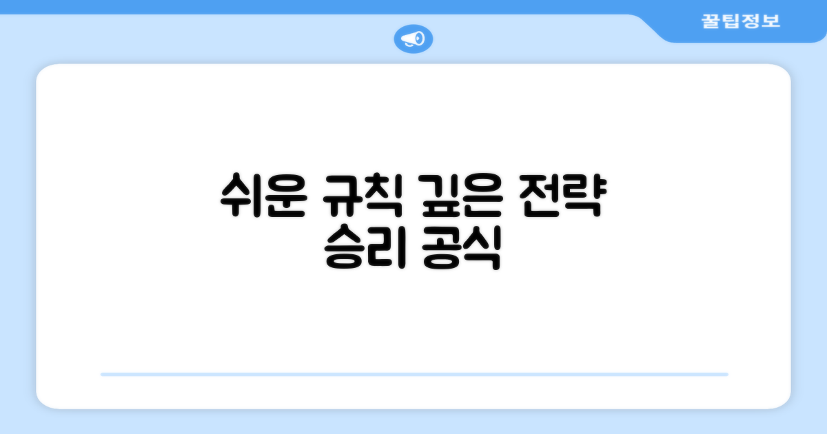 간단한 규칙, 깊은 전략