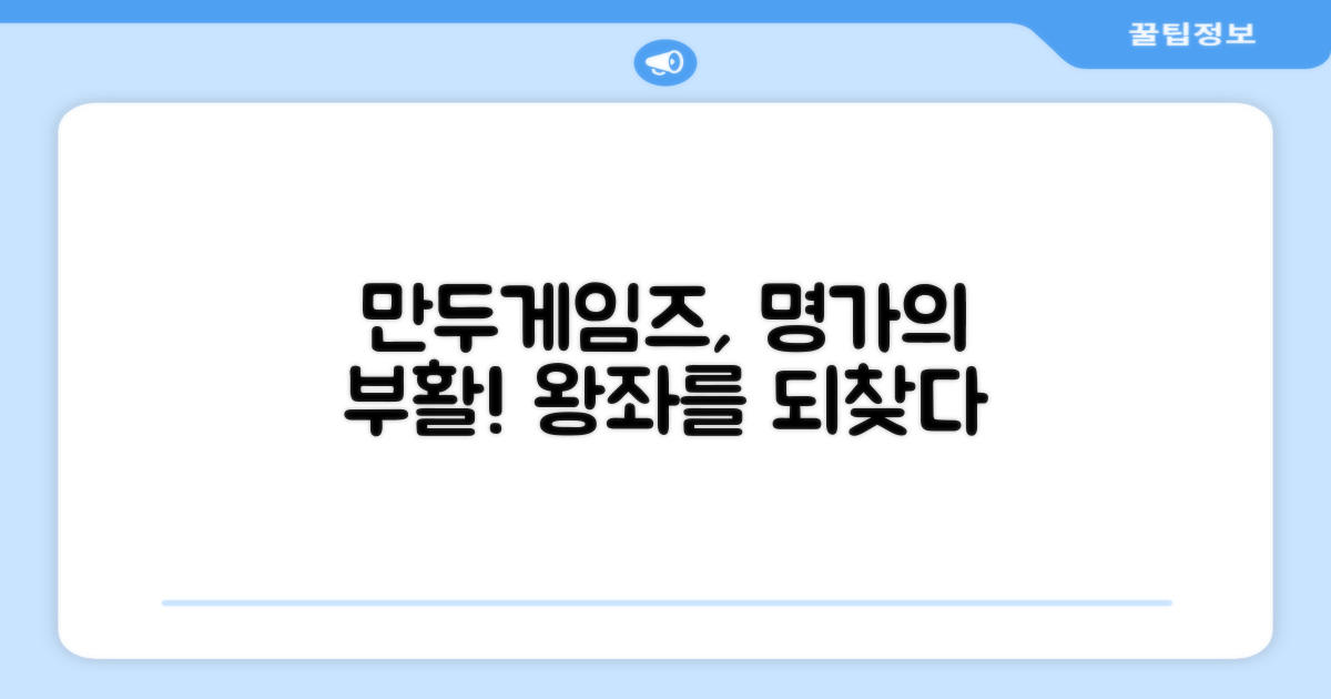 만두게임즈, 명가 재현