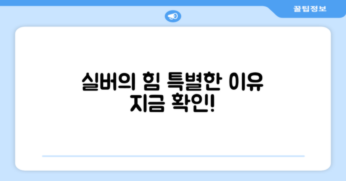 실버 색상이 특별한 이유는?