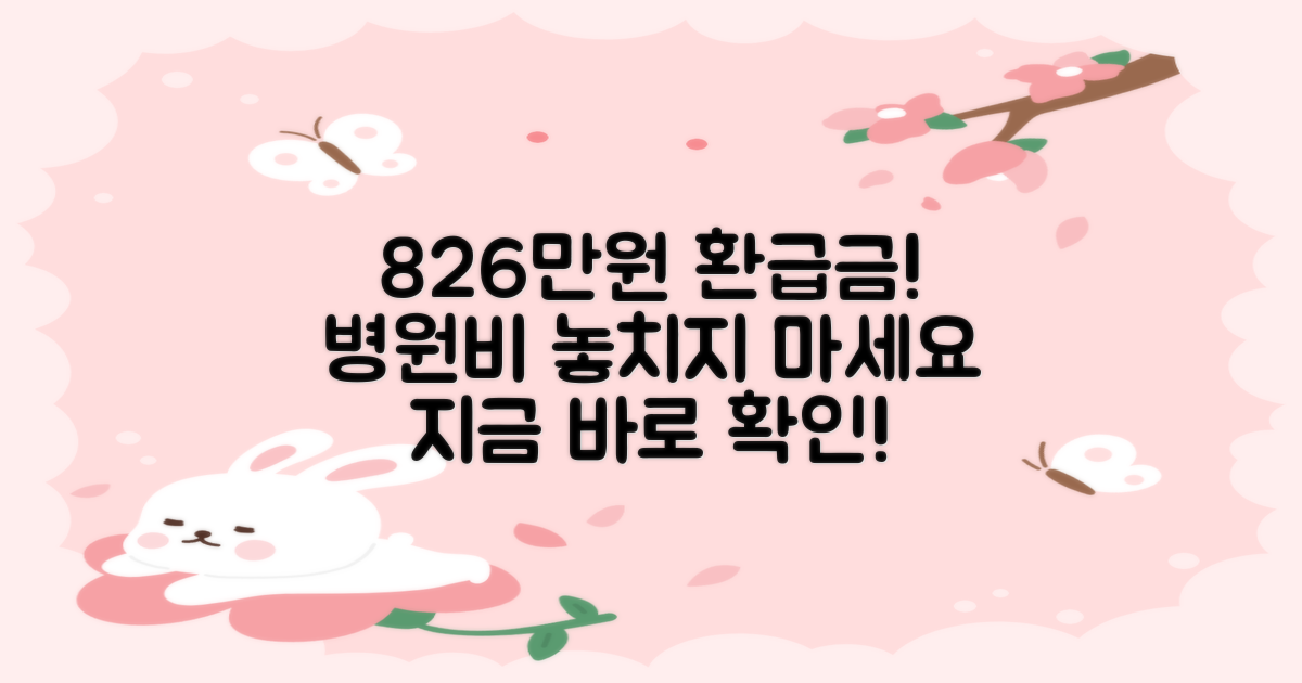 나도 받을 수 있다' 가능성 탐구: 최대 826만원 병원비 환급금, 놓치지 않는 법