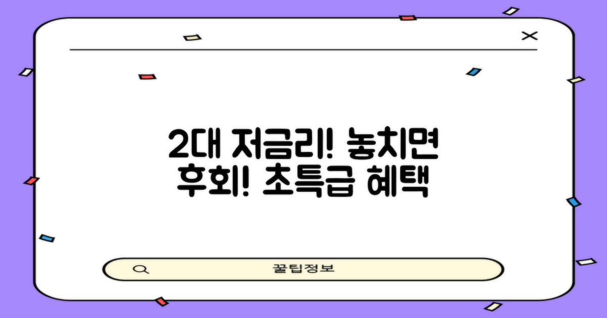 2%대 저금리 혜택